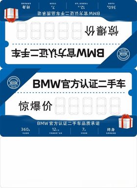 BMW车顶牌