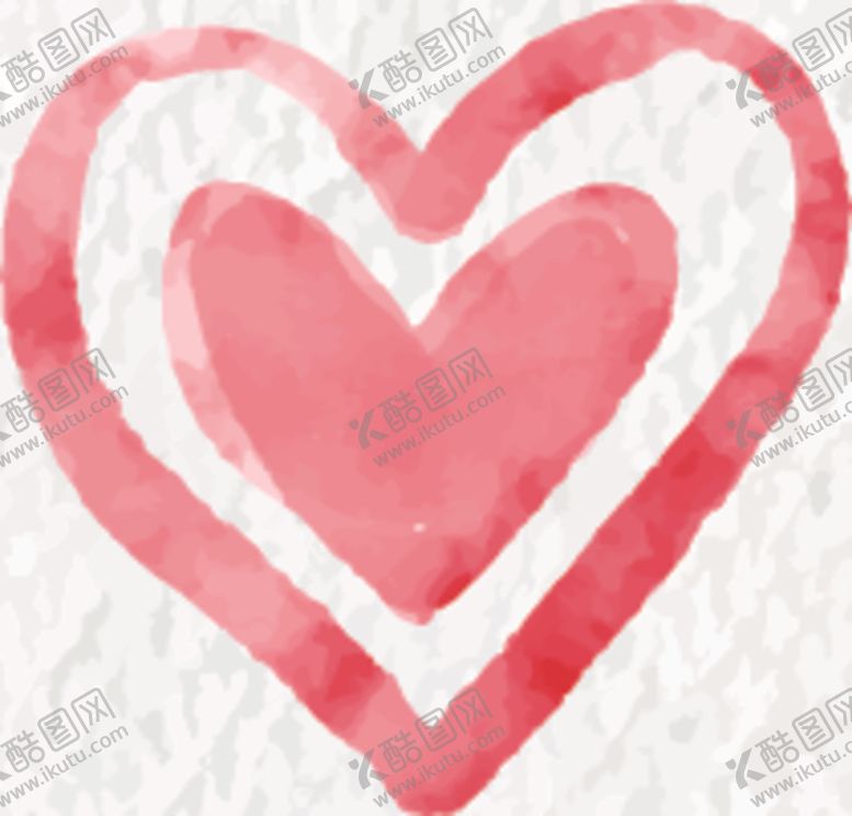 编号：95541610231847294522【酷图网】源文件下载-水墨爱心