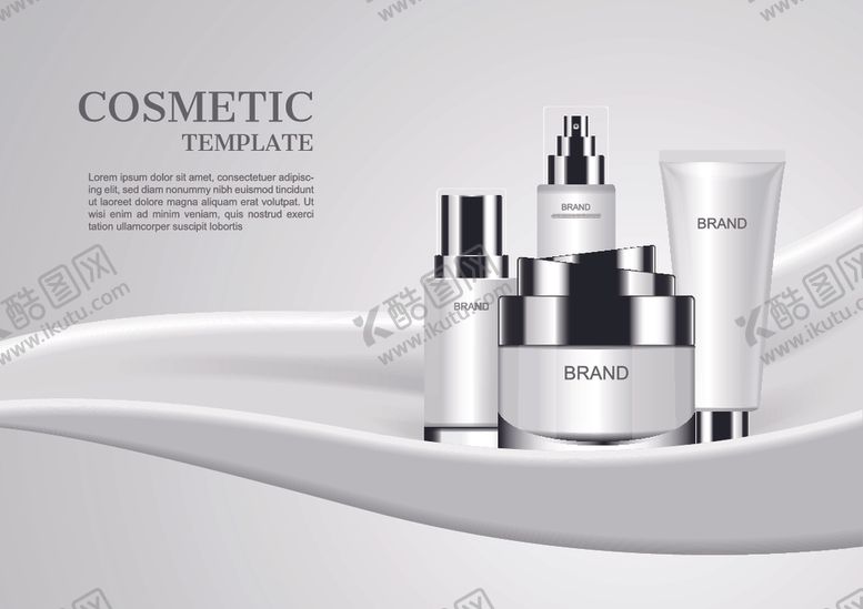 编号：14306709231756404346【酷图网】源文件下载-化妆品套装包装素材