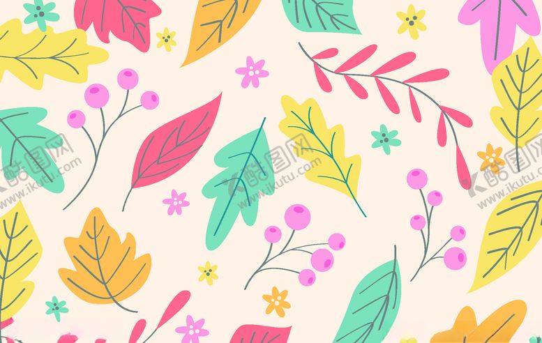 编号：85156609270917195814【酷图网】源文件下载-叶子背景