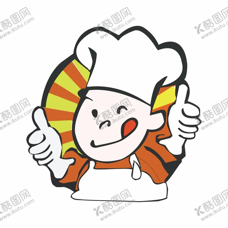 编号：86093302150025066938【酷图网】源文件下载-卡通厨师
