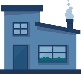 房子屋平面图居住场所Ai矢量图建筑