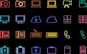 科技办公图标集合