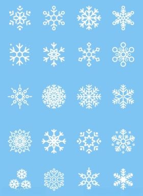 雪花素材