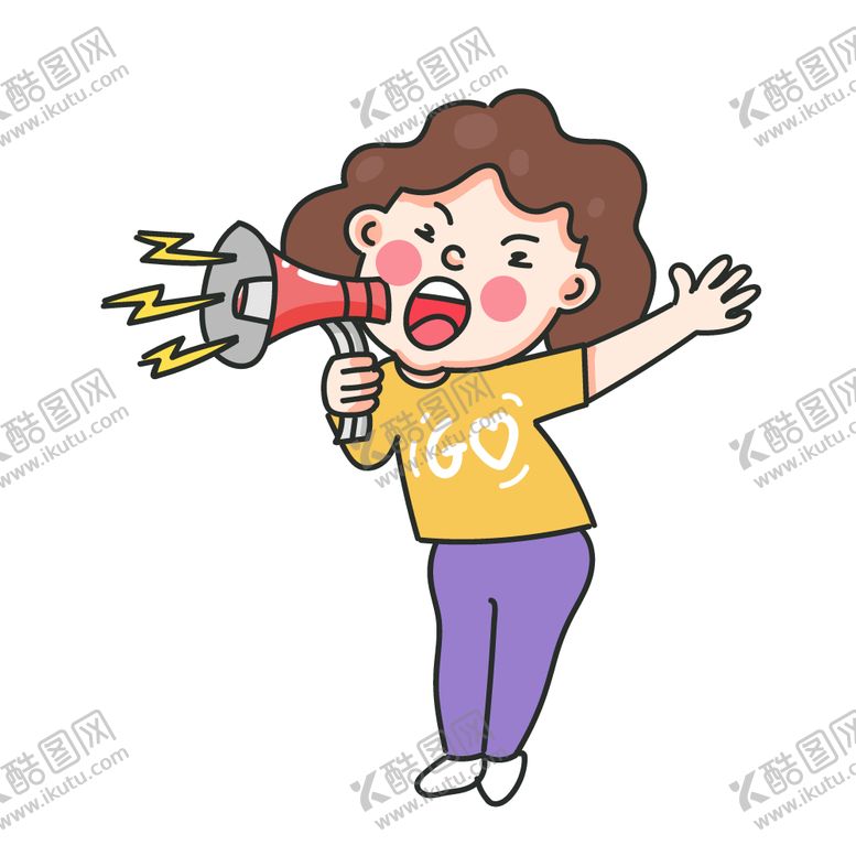 编号：25310705141713212111【酷图网】源文件下载-喇叭人物女性宣传促销海报素材