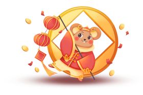 老鼠打灯笼