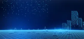 科技背景云计算通信交流会