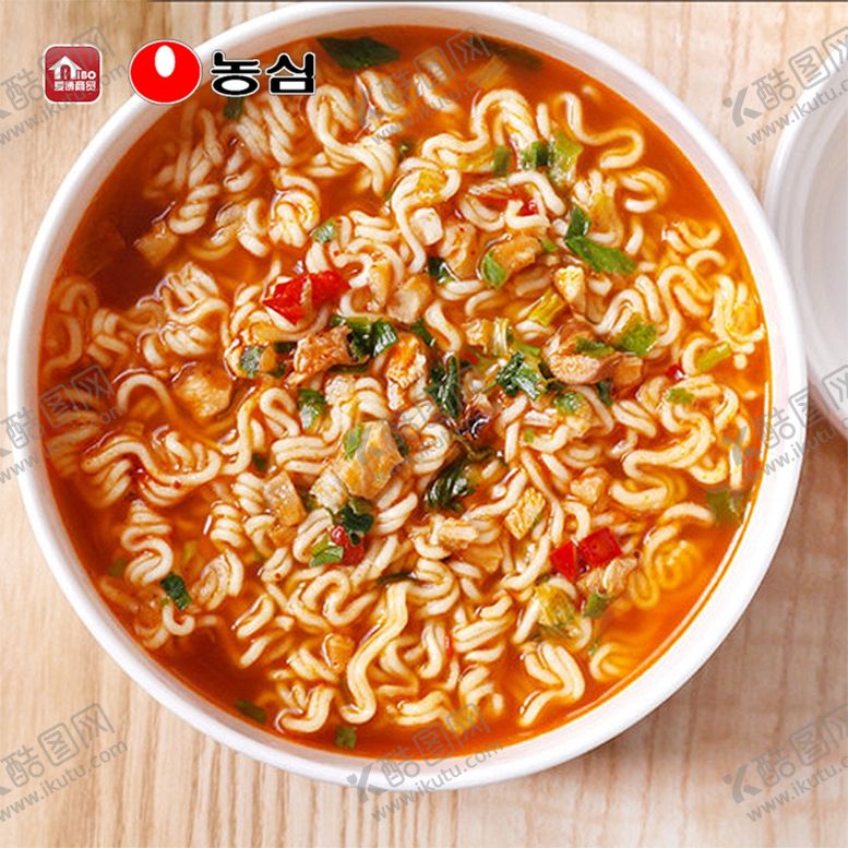 编号：59750309180446171145【酷图网】源文件下载-韩国农心辛拉面方便面四连包黑色