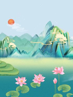 清明节海报背景