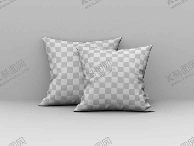 编号：89450010041726059320【酷图网】源文件下载-方形抱枕样机