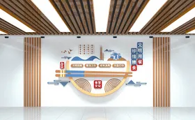 食堂餐厅文化墙设计