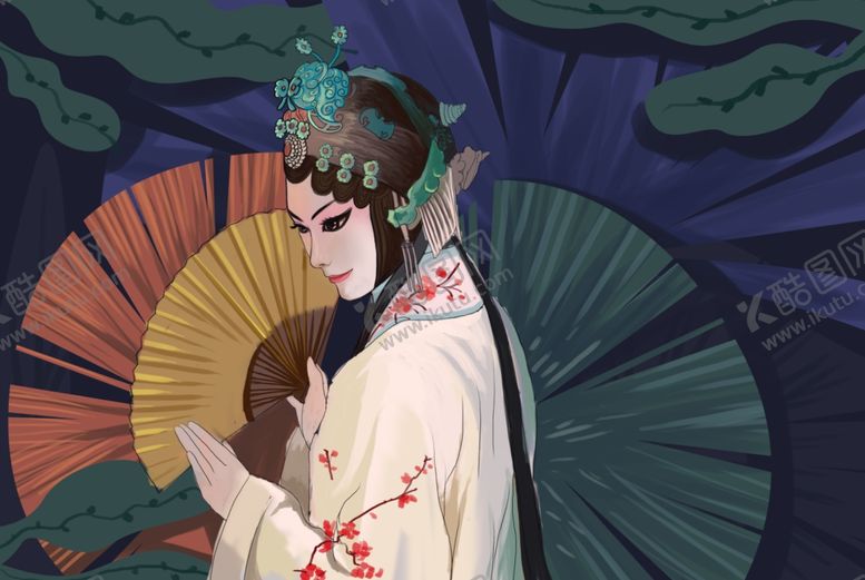编号：26805105181025552409【酷图网】源文件下载-戏曲戏剧人物古风传统背景素材