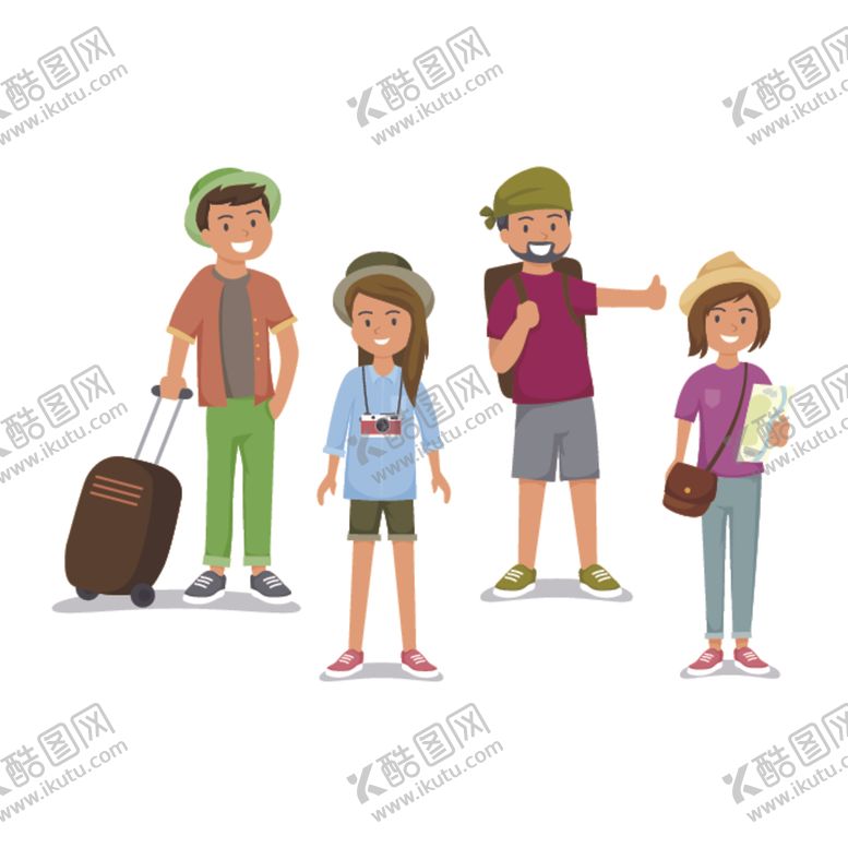 编号：75772707011053487297【酷图网】源文件下载-旅行人物