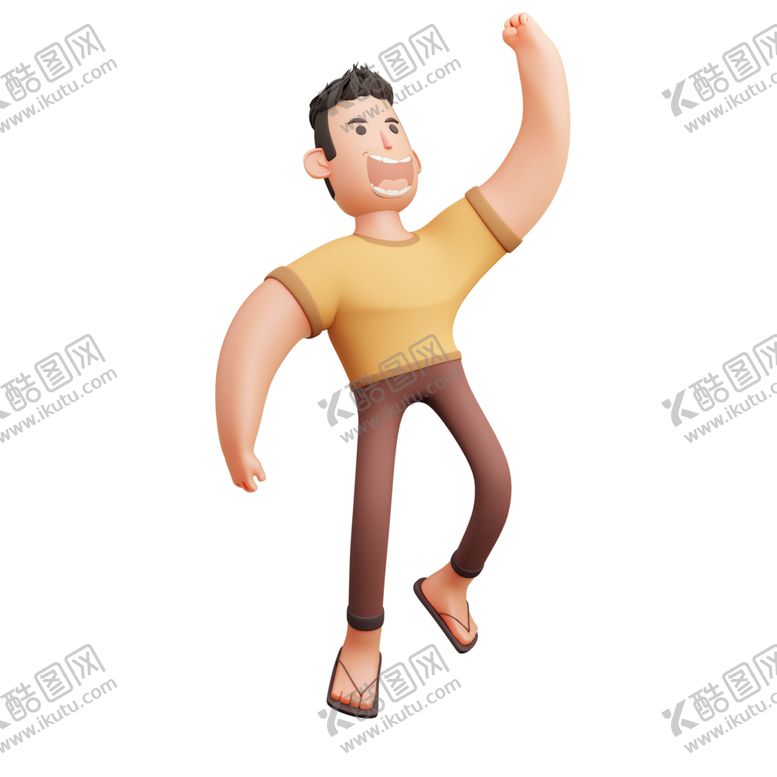 编号：19423402050103398149【酷图网】源文件下载-卡通立体人物