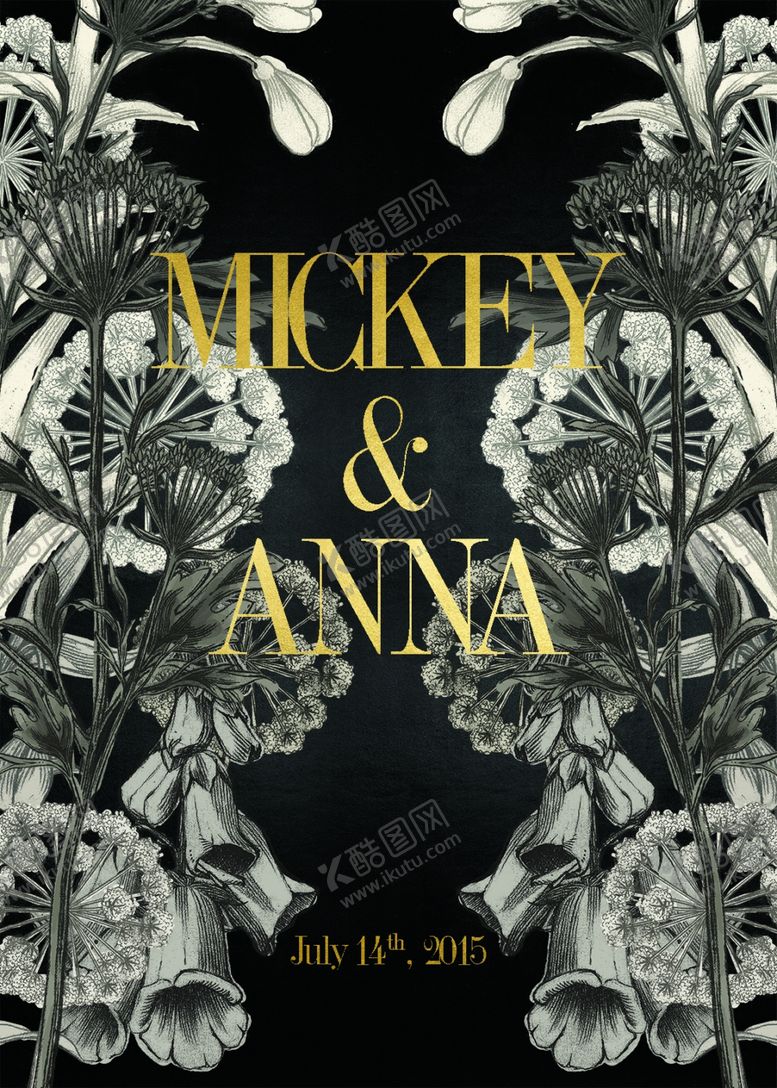 编号：75552010040700436720【酷图网】源文件下载-创意图案邀请函设计