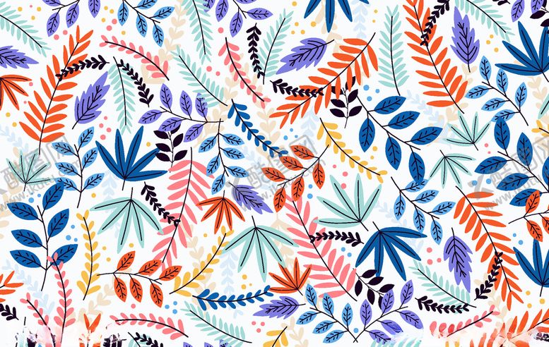 编号：24845507070529326946【酷图网】源文件下载-叶子背景