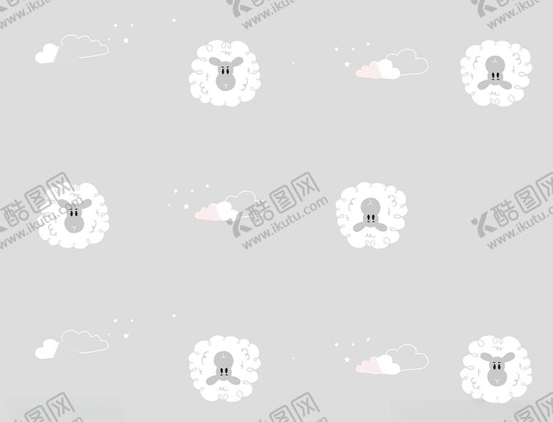 编号：12360310211817123008【酷图网】源文件下载-卡通矢量小羊头