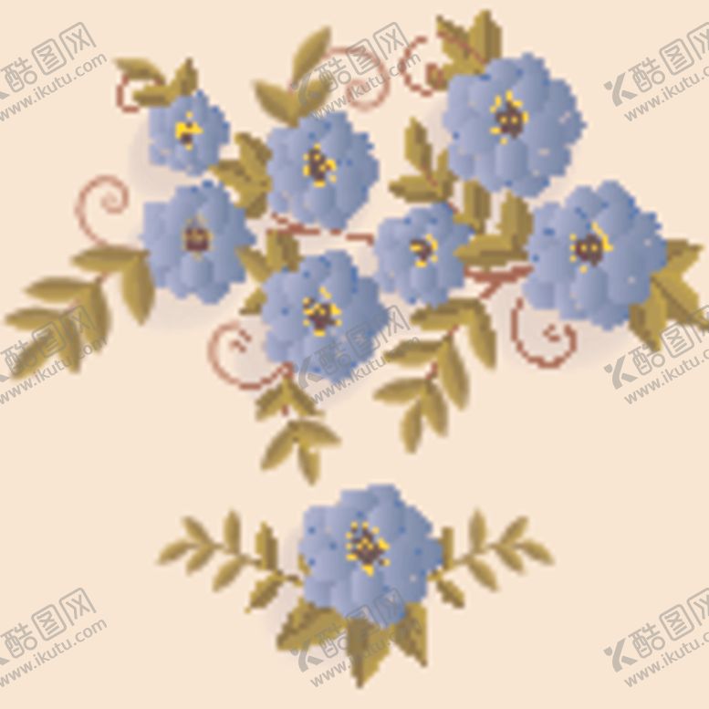 编号：95392310072345232797【酷图网】源文件下载-手绘鲜花