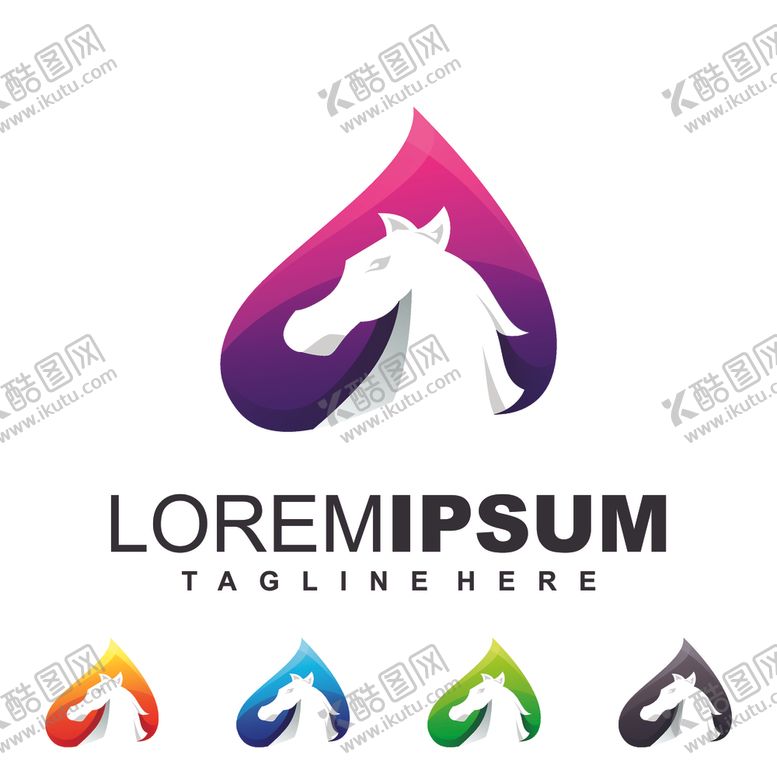 编号：44349909300946071120【酷图网】源文件下载-马头标志