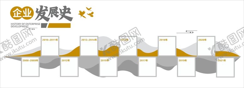 编号：65473109220225325934【酷图网】源文件下载-企业历程文化墙