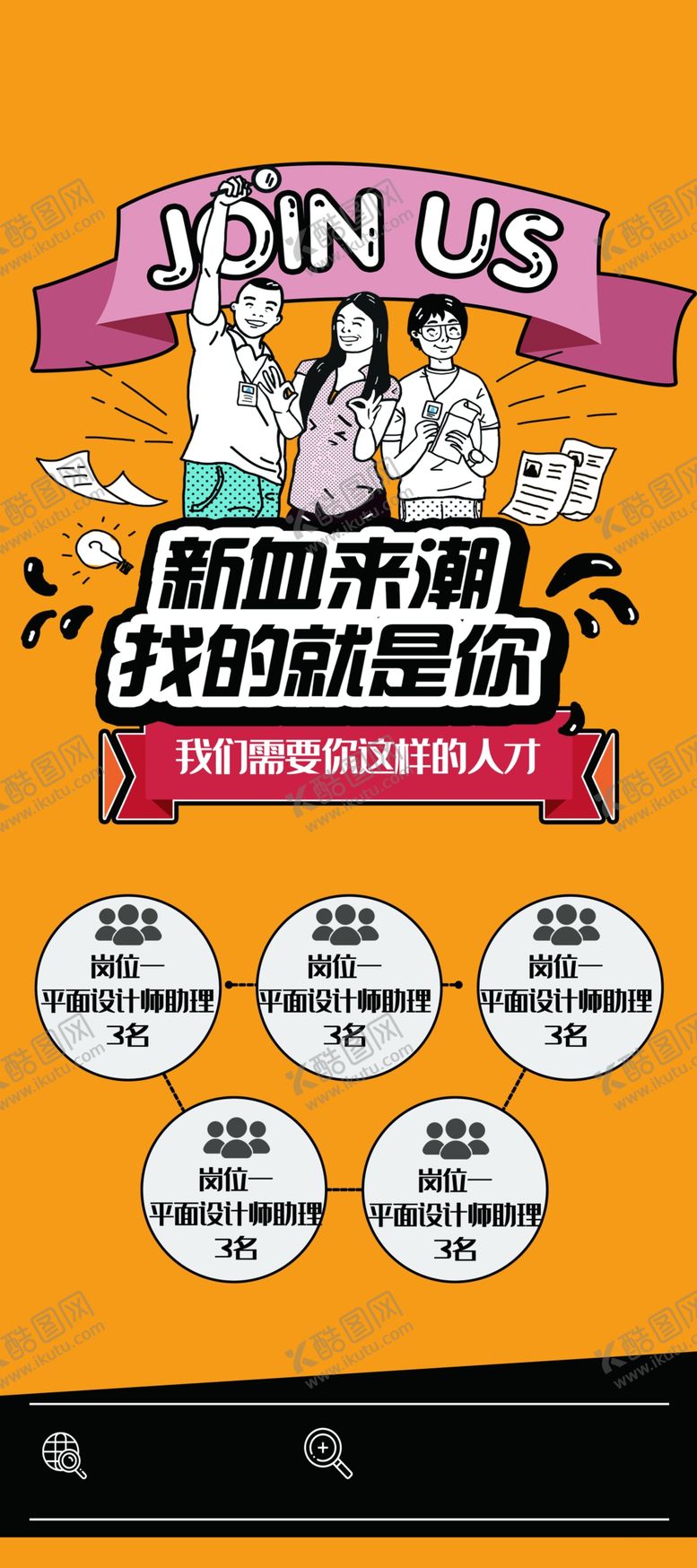 编号：87585510010011567214【酷图网】源文件下载-招聘