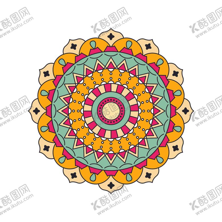 编号：18097509251351139891【酷图网】源文件下载-曼陀罗图案