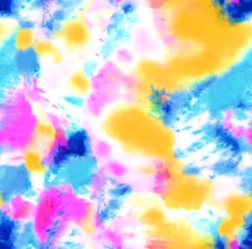 扎染定位花卉印花大花
