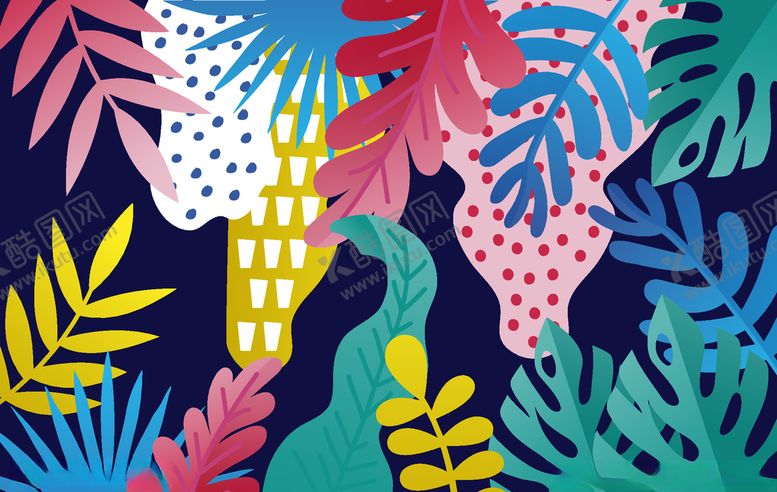 编号：55604009301721166364【酷图网】源文件下载-叶子背景