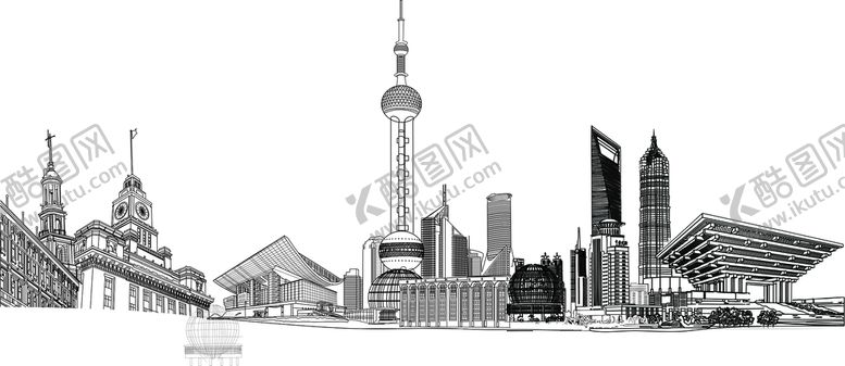 编号：58473010271553096100【酷图网】源文件下载-手绘建筑