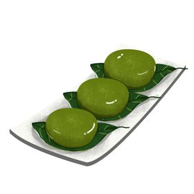 清明青团素材