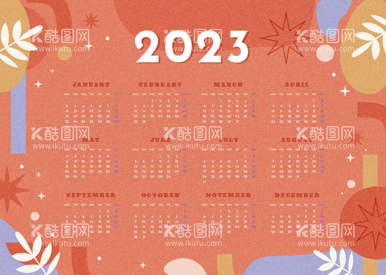 编号：34579812210454196561【酷图网】源文件下载-2023新年日历