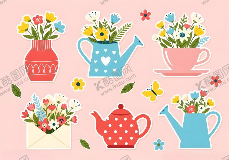 编号：18512711190048457528【酷图网】源文件下载-花卉花瓶