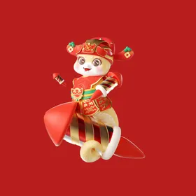 手绘卡通小蛇