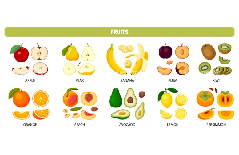 编号：54893109271214165093【酷图网】源文件下载-水果插画