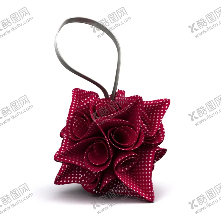 编号：52509601121612261369【酷图网】源文件下载-c4d模型布艺花朵绣球花结