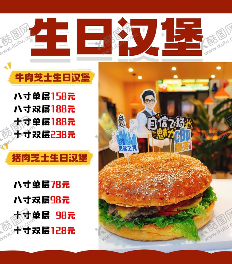 编号：36074505052246564365【酷图网】源文件下载-生日汉堡