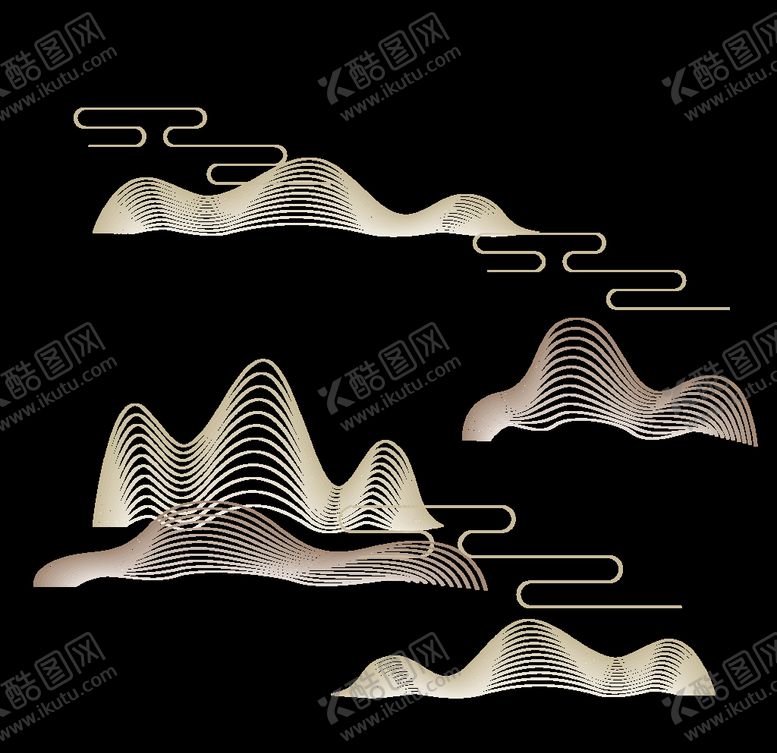 编号：91566309112225265870【酷图网】源文件下载-中国风线条