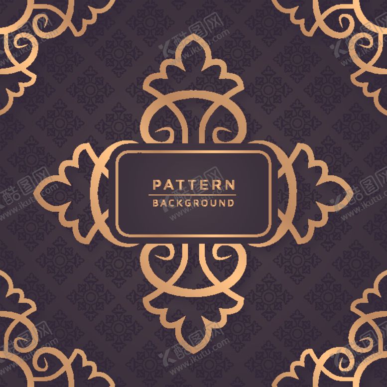 编号：16274510100219031245【酷图网】源文件下载-金色花纹