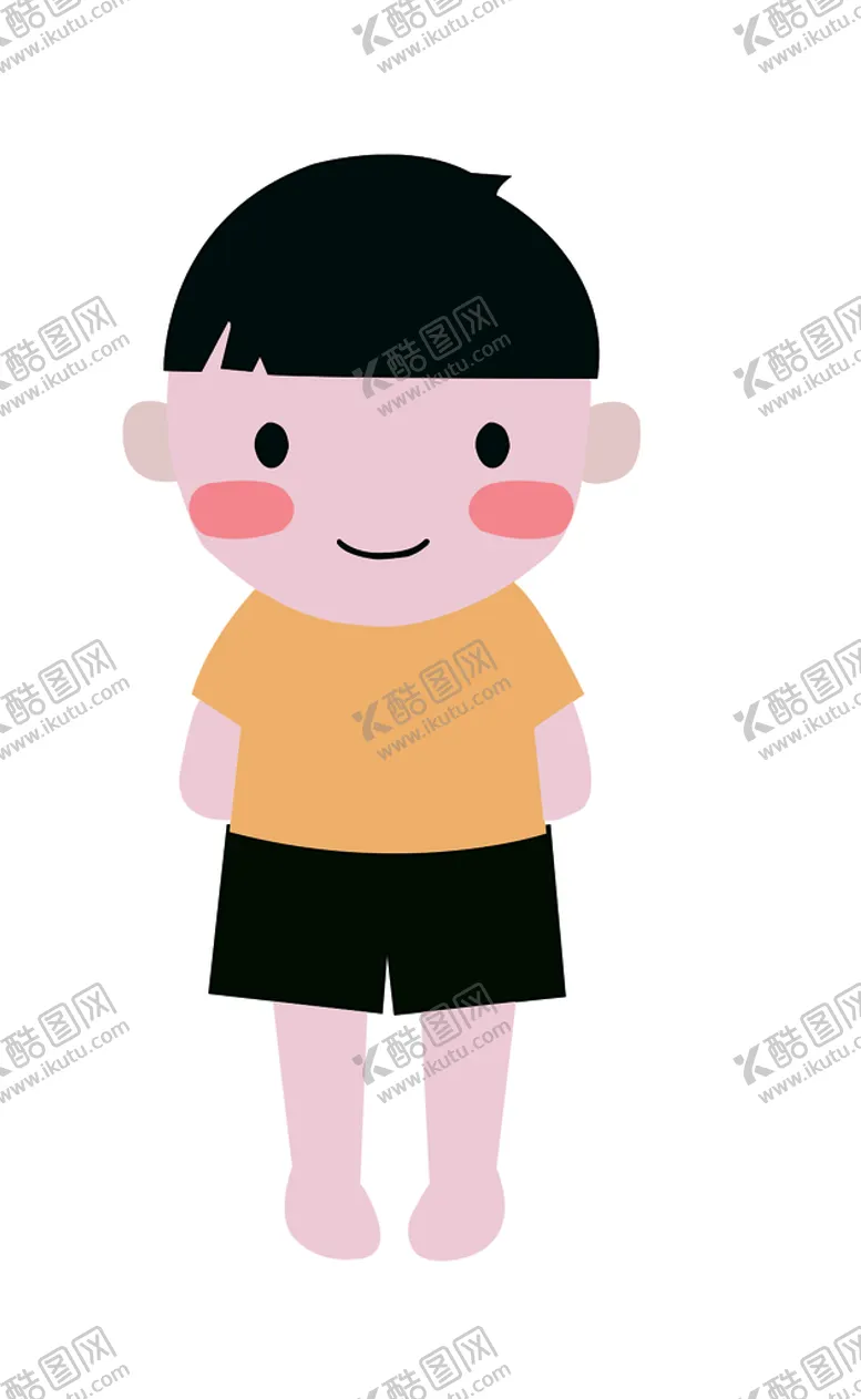 编号：70213909300541015064【酷图网】源文件下载-小男孩 分层