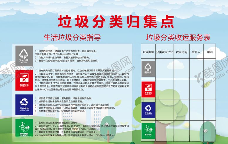 编号：89943010172058289569【酷图网】源文件下载-垃圾分类