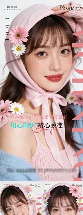 医美早安春夏系列海报