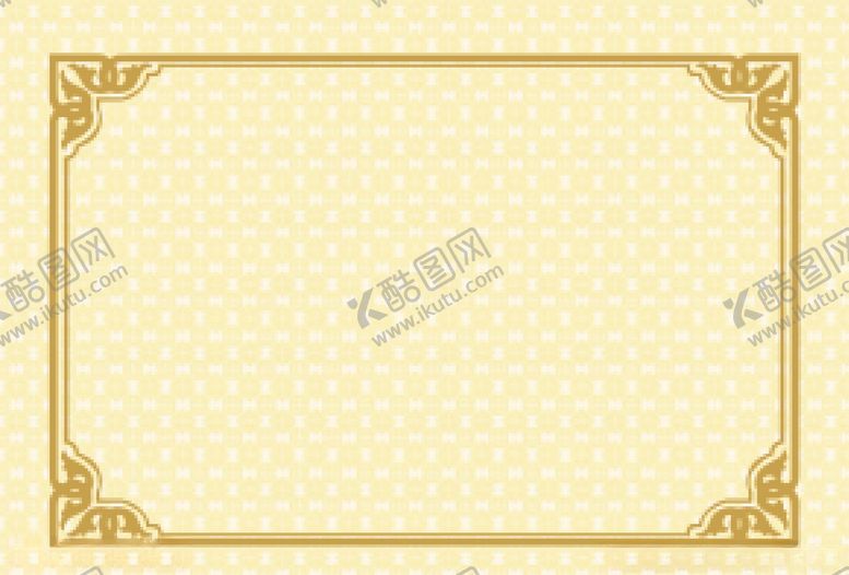 编号：30422706280135113016【酷图网】源文件下载-证书边框底纹