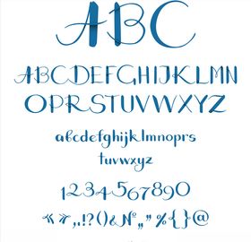 卡通字母