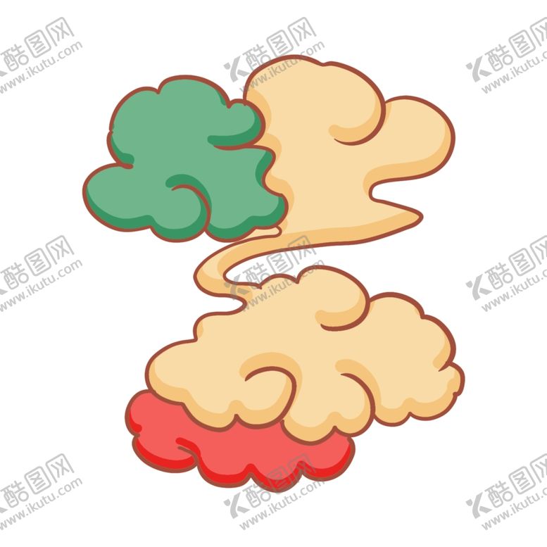 编号：17851102190151171376【酷图网】源文件下载-中国风祥云纹理节日元素