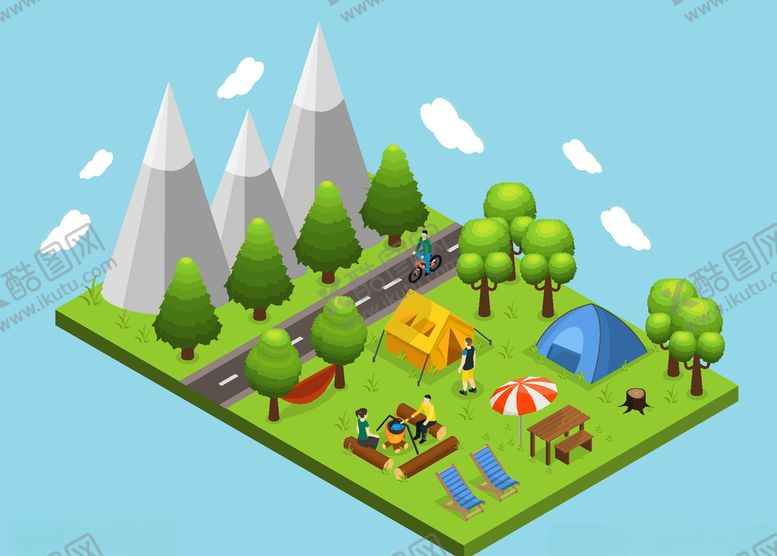 编号：62108409272358185545【酷图网】源文件下载-野营