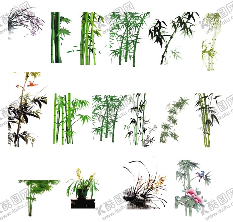 编号：65580910042334035260【酷图网】源文件下载-中国风竹子