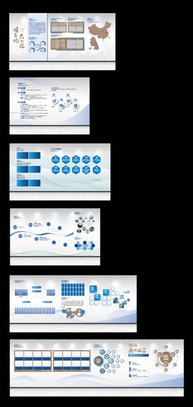 企业文化墙历程背景板