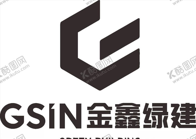 编号：25887110071106567572【酷图网】源文件下载-金鑫绿建LOGO标志商标