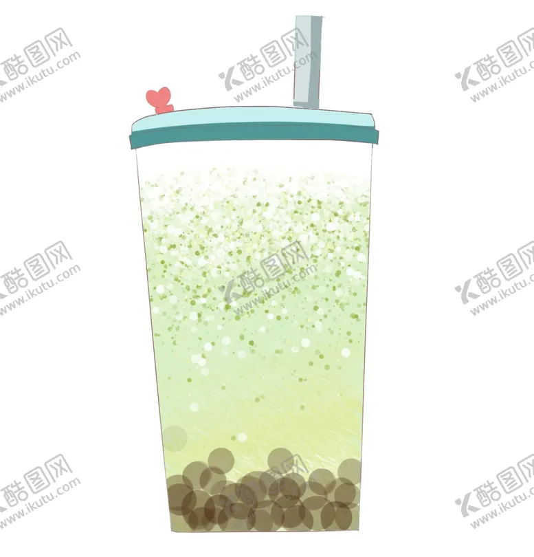 编号：96661909130032283717【酷图网】源文件下载-手绘卡通奶茶