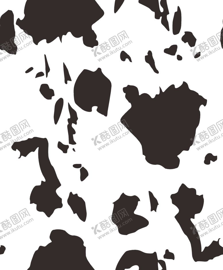 编号：46215609231813464409【酷图网】源文件下载-隔断门奶浪奶牛花纹斑点